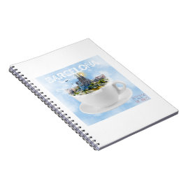 Barcelona in een theekop – Sagrada Familia Skyline Notitieboek