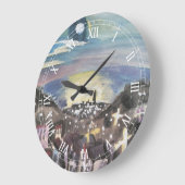 Barcelona in Nacht door Walter Gramatte Grote Klok (Hoek)