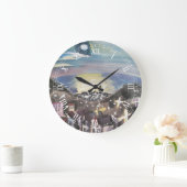 Barcelona in Nacht door Walter Gramatte Grote Klok (Huis)