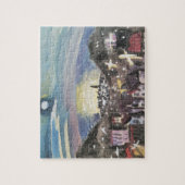 Barcelona in Nacht door Walter Gramatte Legpuzzel (Verticaal)