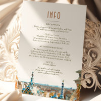 Barcelona Insert INFO Details Spain Wedding