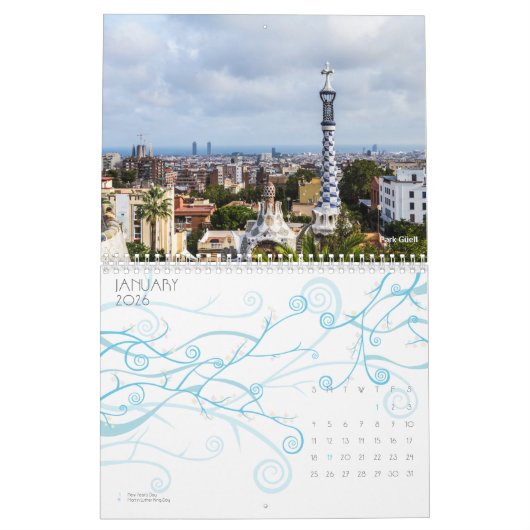 Barcelona Kalender (Jan 2026)