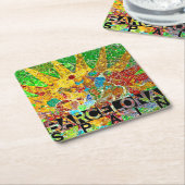 Barcelona Kartonnen Onderzetters (Schuin)