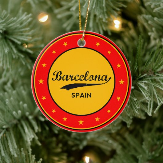 Barcelona Keramisch Ornament (Boom)