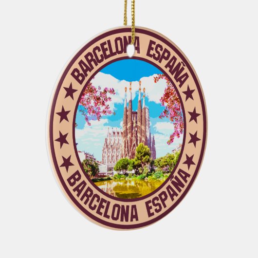 Barcelona Keramisch Ornament (Rechts)