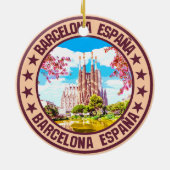 Barcelona Keramisch Ornament (Achterkant)