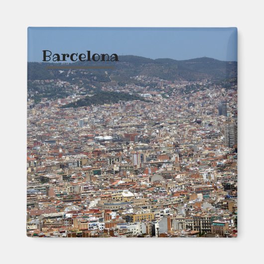 Barcelona Koelkastmagneet Magneet (Voorkant)