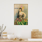 Barcelona Kunst Spanje Reis Poster Print Spaans (Keuken)