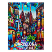 Barcelona: La Ciudad de Gaudí. Perfect Poster (Voorkant)