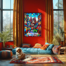 Barcelona: La Ciudad de Gaudí. Perfect Poster