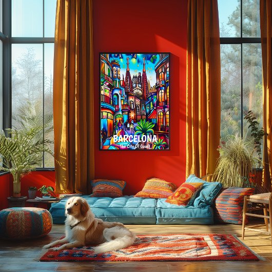Barcelona: La Ciudad de Gaudí. Perfect Poster