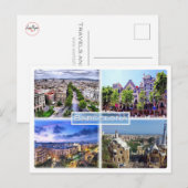 Barcelona - La Rambla - La Illa de La Discordia - Briefkaart (Voorkant / Achterkant)