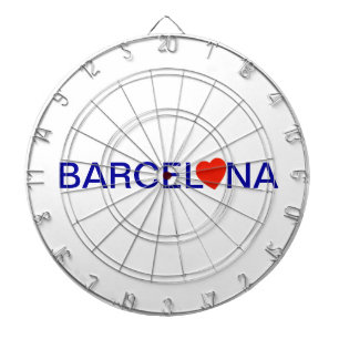 Barcelona liefde dartbord