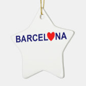 Barcelona liefde keramisch ornament (Links)