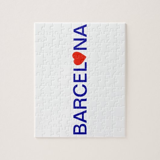 Barcelona liefde legpuzzel (Verticaal)