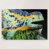 Barcelona & Lizard - beroemde Gaudi, Spanje/Catala Legpuzzel (Horizontaal)