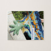 Barcelona Lizard Hand Mosaics Legpuzzel (Horizontaal)