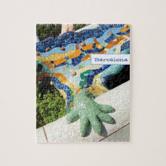 Barcelona Lizard Hand Mosaics Legpuzzel (Verticaal)