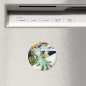 Barcelona Lizard Hand Mosaics Magneet (Insitu (Vaatwasser))