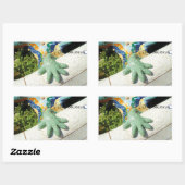 Barcelona Lizard Hand Mosaics Rechthoekige Sticker (Vel)