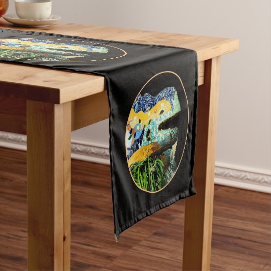 Barcelona Lizard & Park Guell, Catalonië, Gaudi S Korte Tafelloper (Voorbeeld)