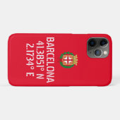 Barcelona - Longitudebekleding van wapens Case-Mate iPhone Case (Achterkant (horizontaal))