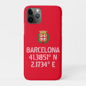 Barcelona - Longitudebekleding van wapens Case-Mate iPhone Case (Achterkant)