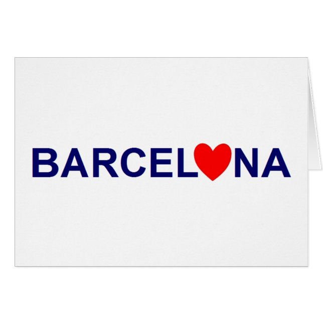 Barcelona love (Voorkant Horizontaal)