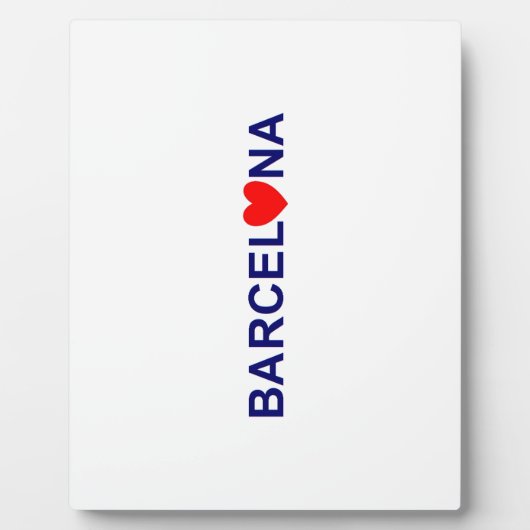 Barcelona love fotoplaat (Voorkant)