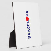 Barcelona love fotoplaat (Zijkant)