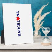 Barcelona love fotoplaat (Zijkant)