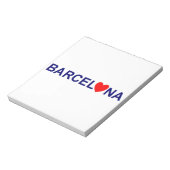 Barcelona love notitieblok (Linkerzijde)