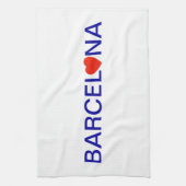 Barcelona love theedoek (Verticaal)