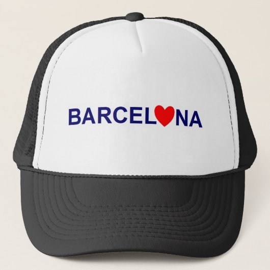 Barcelona love trucker pet (Voorkant)