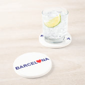 Barcelona love zandsteen onderzetter (Zijkant)