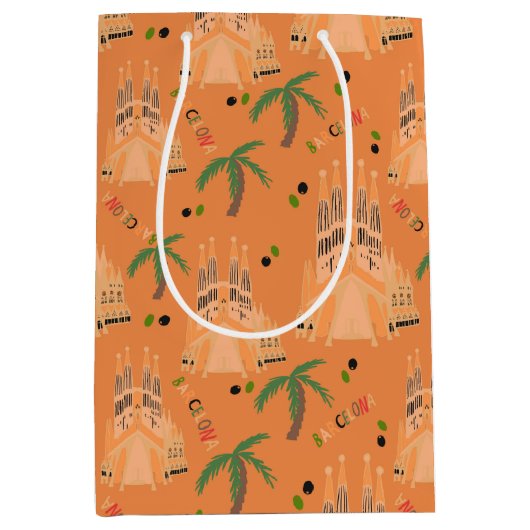 Barcelona Medium Cadeauzakje (Voorkant)