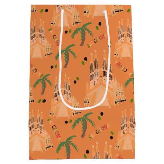 Barcelona Medium Cadeauzakje (Achterkant)