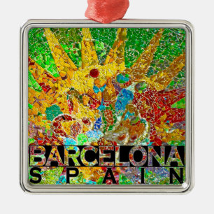 Barcelona Metalen Ornament