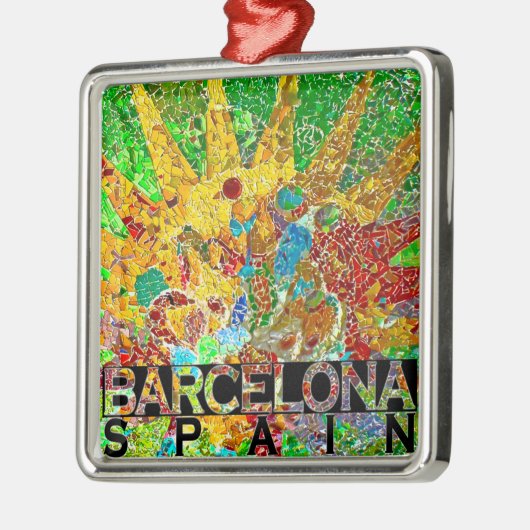Barcelona Metalen Ornament (Links)