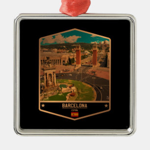 Barcelona Metalen Ornament