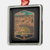 Barcelona Metalen Ornament (Links)