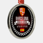 Barcelona Metalen Ornament (Rechts)