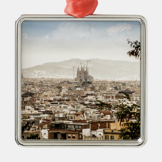 Barcelona Metalen Ornament (Voorkant)