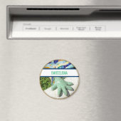 Barcelona Mozaïek Lizard magneet (Insitu (Vaatwasser))