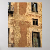 Barcelona-muur Poster (Voorkant)
