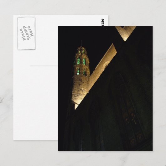 Barcelona Night Briefkaart (Voorkant / Achterkant)
