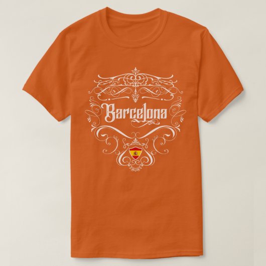 Barcelona  ontwerp 2 t-shirt (Design voorkant)