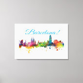 Barcelona ontwerp canvas afdruk (Voorkant)
