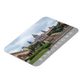 Barcelona Palau Nacional uitzicht koelkastmagneet Magneet (Linkerzijde)