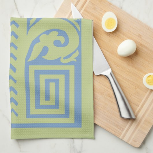 Barcelona Palm Tree Kitchen Towel Theedoek (Quarter Fold)